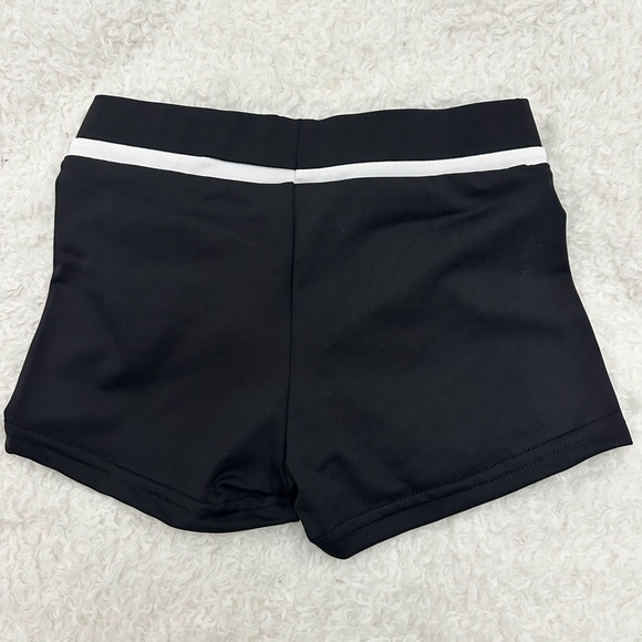 New Varsity Black and White Cheer Short. Size Adult S. Multiple Available. - Picture 2 of 6